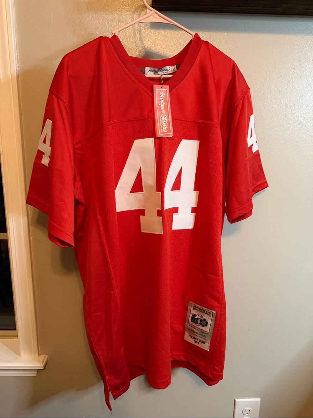 Headgear Classics ~ Red Forrest Gump #44 Jersey